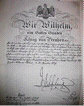 Königliches Patent